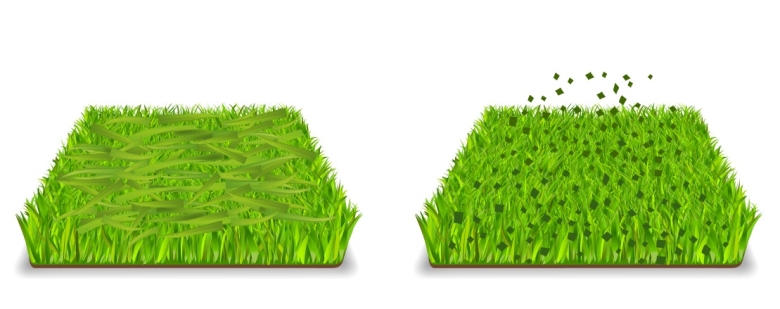 mulching vs mowing