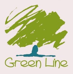 logo green line